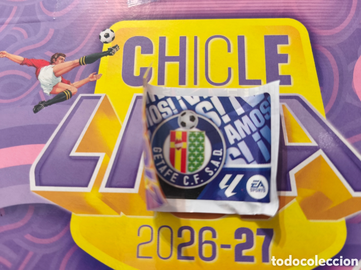Cartes &agrave; collectionner de Football: Escudo Getafe Chicle liga este 26/27