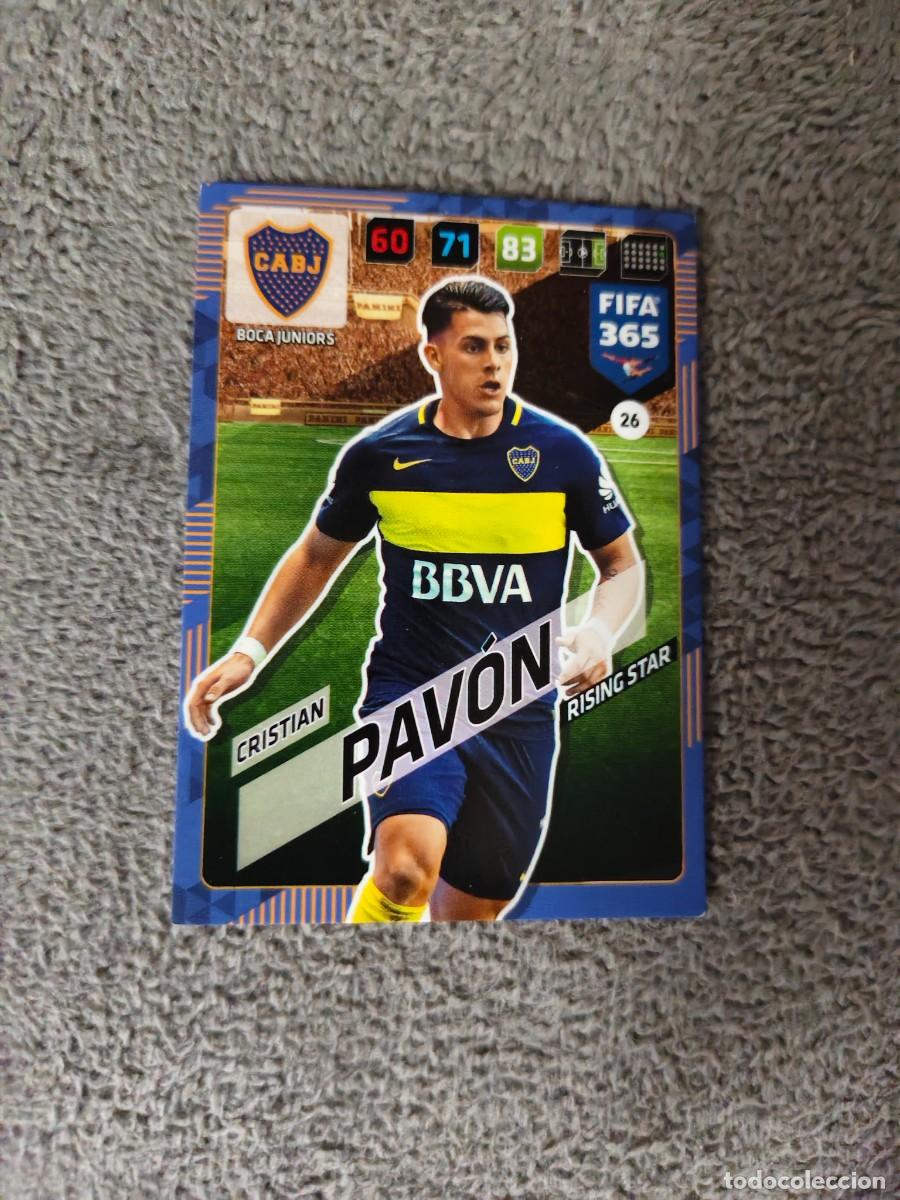 Cromos de f&uacute;tbol: 365 ADRENALYN XL 2018 CRISTIAN PAV&Oacute;N BOCA JUNIORS RISING STAR FIFA PANINI 17 2017 18 AXL AAP