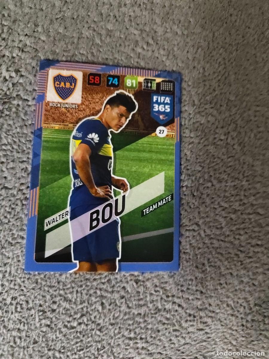 Cromos de f&uacute;tbol: 365 ADRENALYN XL 2018 27 WALTER BOU BOCA JUNIORS TEAM MATE FIFA PANINI 17 2017 18 AXL AAP