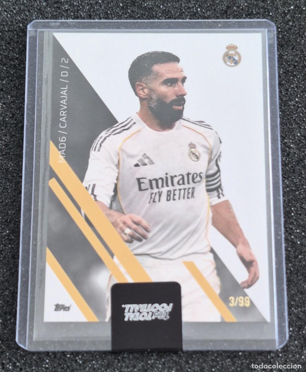 Cromos de f&uacute;tbol: Daniel Carvajal Real Madrid Topps Team Set Total Football 3/99