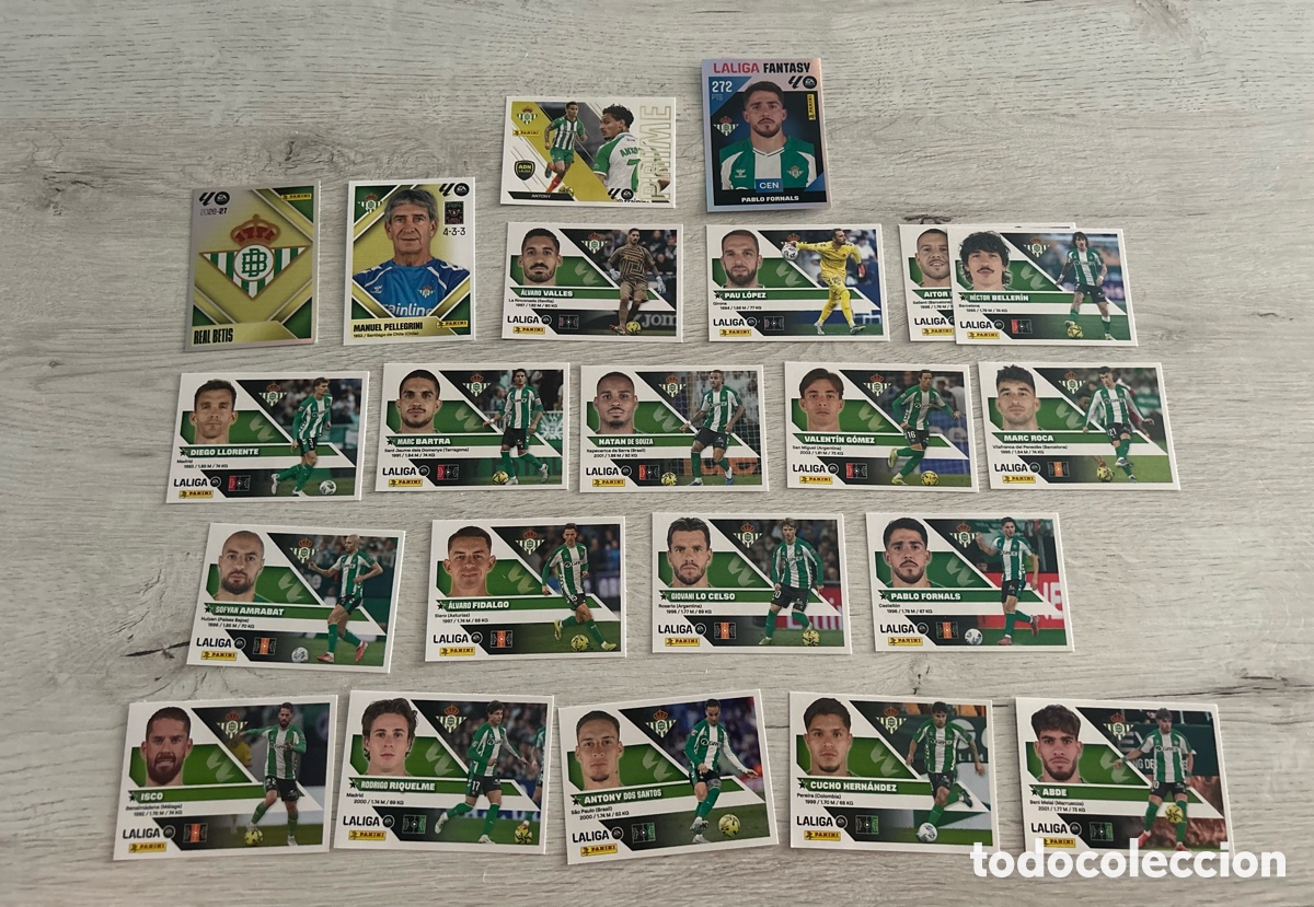 Fu&szlig;ball-Sticker: Equipo Completo Betis Liga Este 2026/27 26-27 Panini