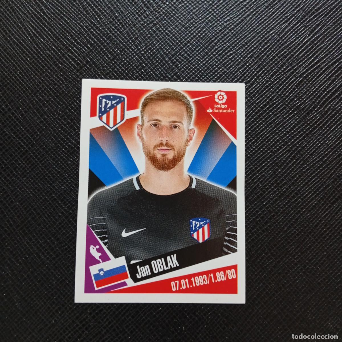 Cromos de f&uacute;tbol: 2 OBLAK AT MADRID PANINI 2017 2018 CROMO FUTBOL 17 18 - SIN PEGAR - A75 PG1