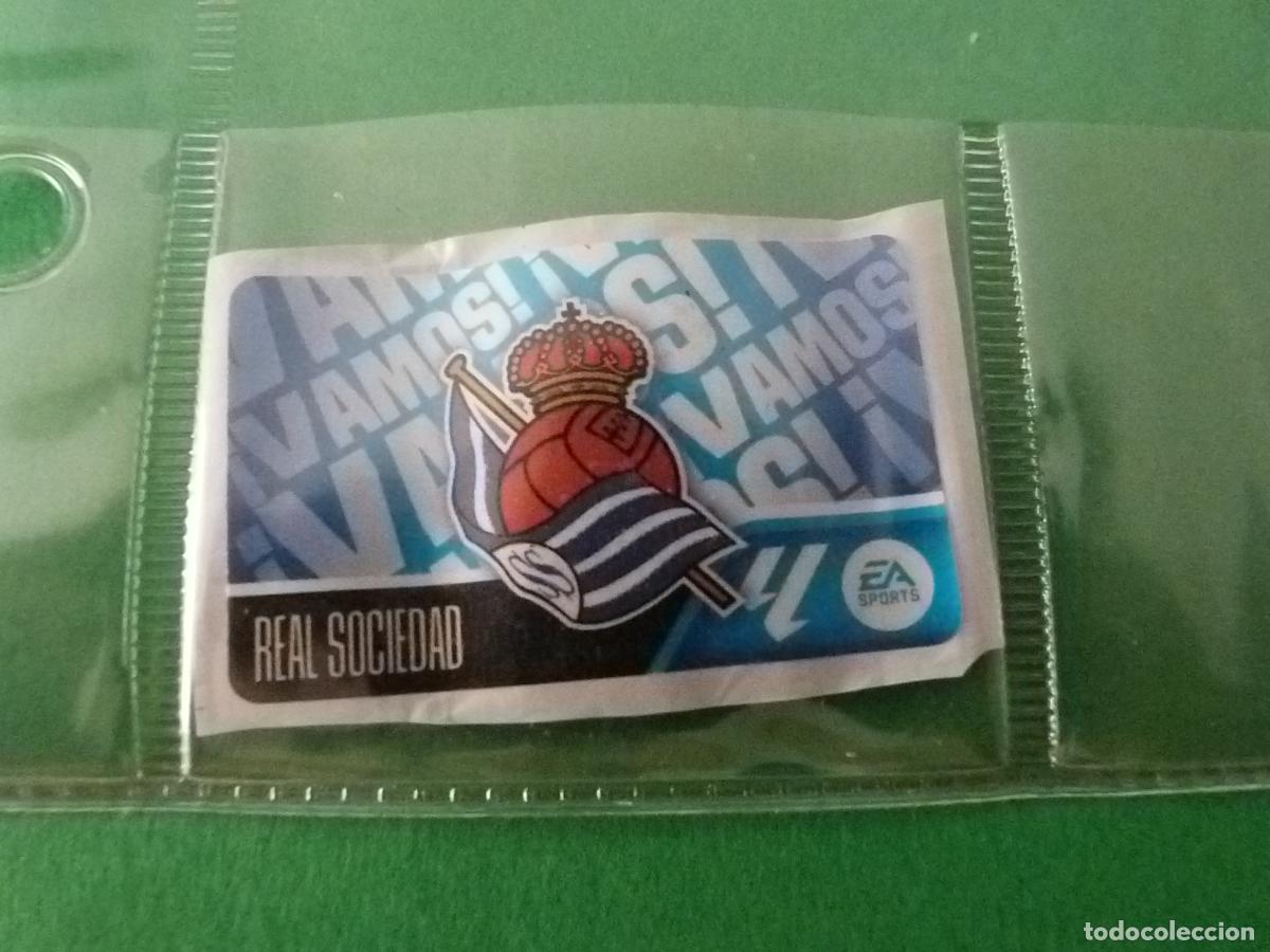 Cromos de f&uacute;tbol: CHICLE DE F&Uacute;TBOL ESCUDO REAL SOCIEDAD LIGA ESTE 2026-2027/26-27 DE PANINI