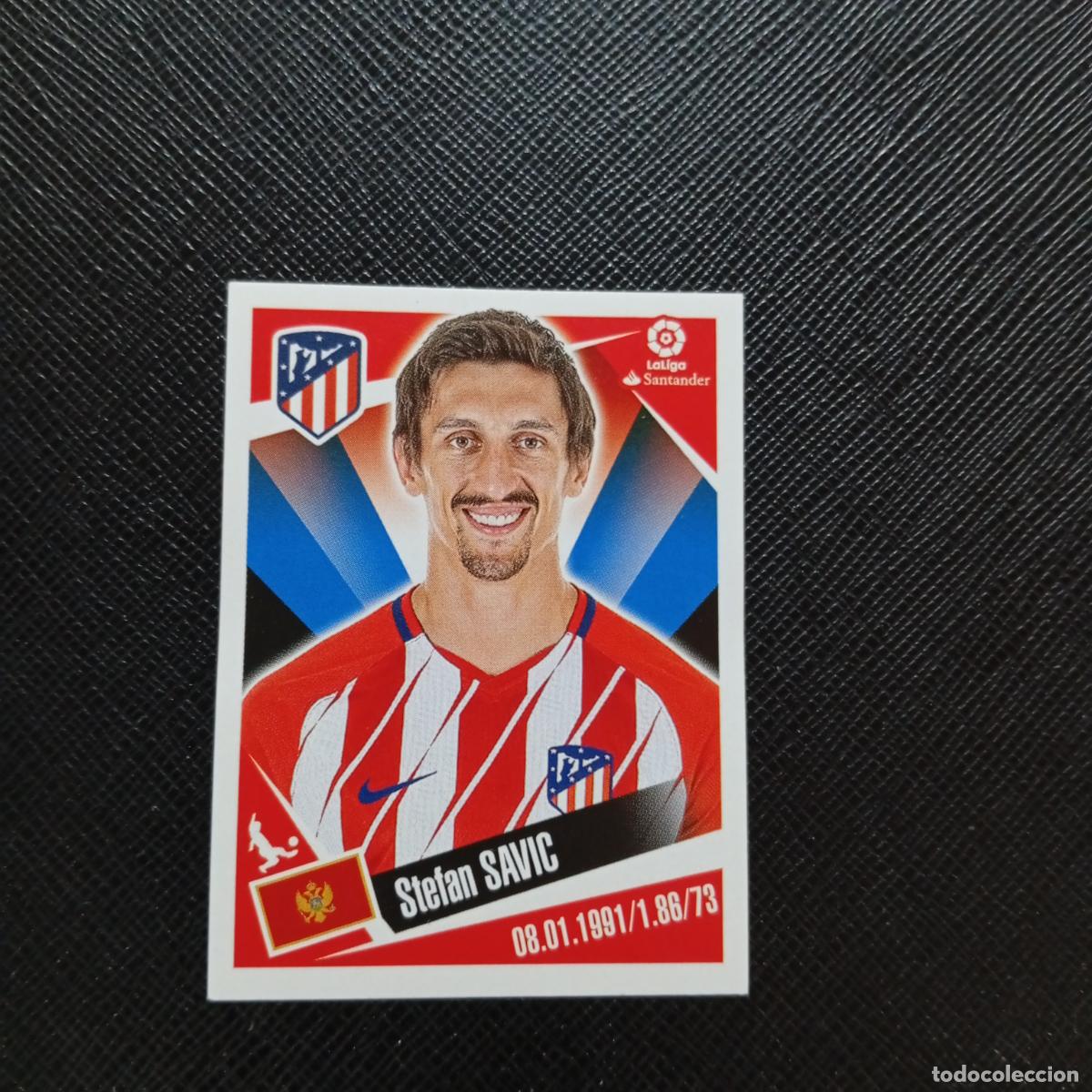 Cromos de f&uacute;tbol: 6 SAVIC AT MADRID PANINI 2017 2018 CROMO FUTBOL 17 18 - SIN PEGAR - A75 PG1