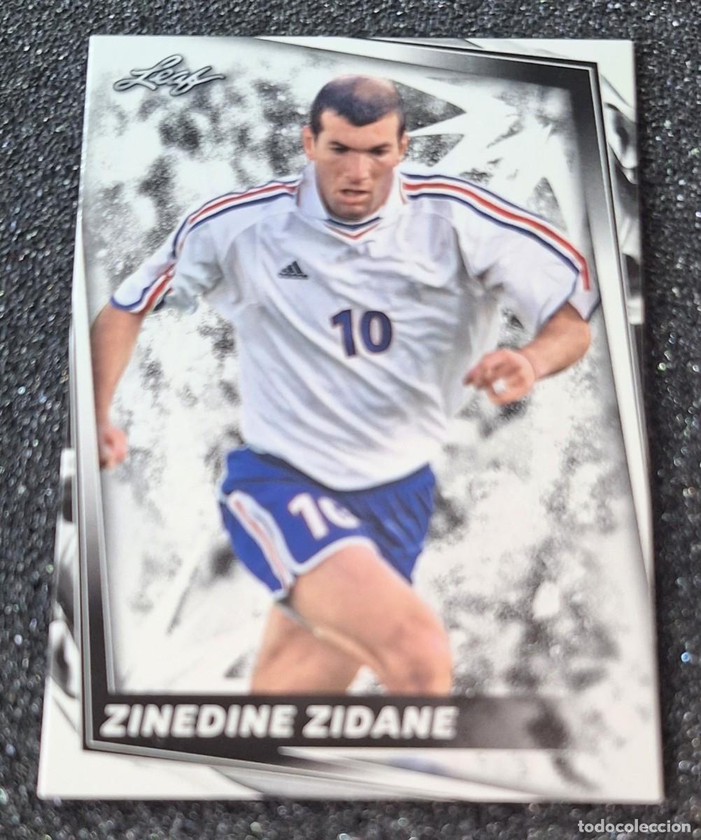 Cromos de f&uacute;tbol: Zinedine Zidane Francia Leaf Soccer 2024
