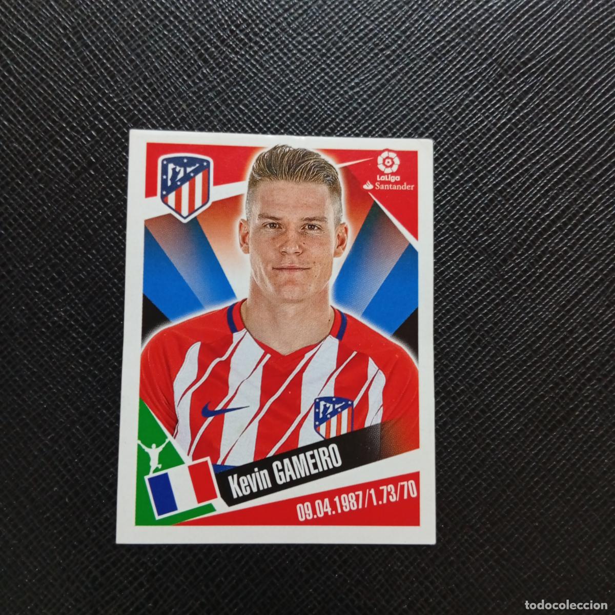 Cromos de f&uacute;tbol: 17 GAMEIRO AT MADRID PANINI 2017 2018 CROMO FUTBOL 17 18 - SIN PEGAR - A75 PG12