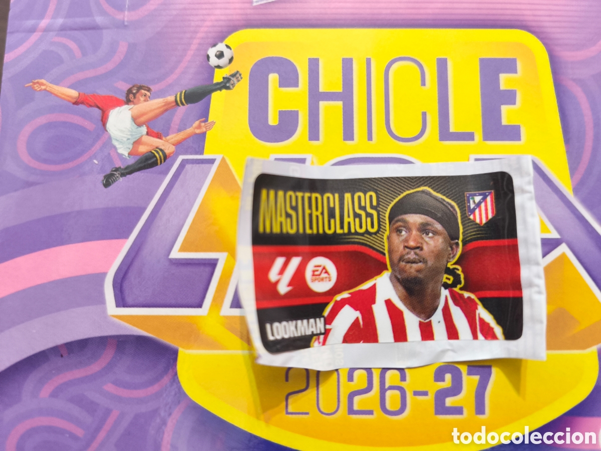 Cromos de f&uacute;tbol: Lookman MASTERCLASS Chicle liga este 26/27 Atl&eacute;tico De Madrid