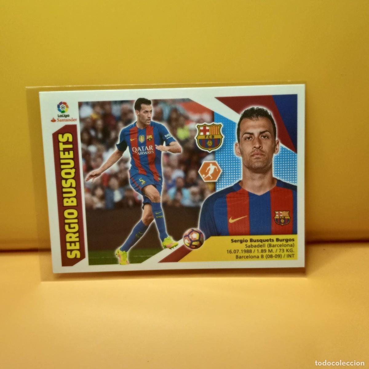 Fu&szlig;ball-Sticker: EDICIONES ESTE 2017 2018 17 18 F.C BARCELONA SERGIO BUSQUETS 8