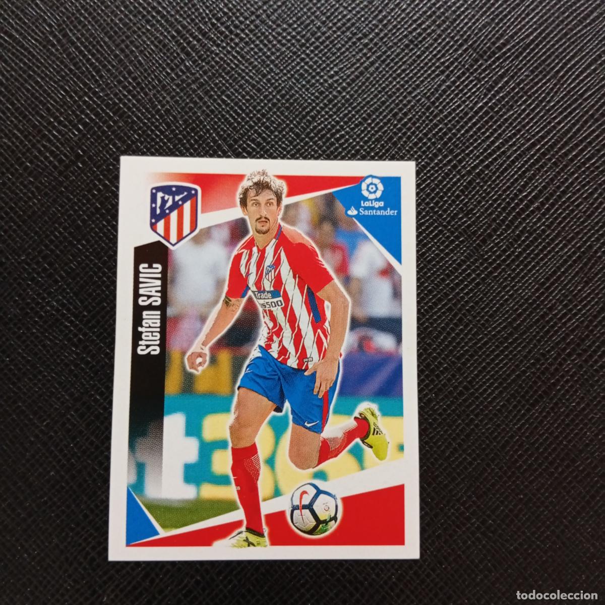 Football Stickers: 27 SAVIC AT MADRID PANINI 2017 2018 CROMO FUTBOL 17 18 - SIN PEGAR - A75 PG30