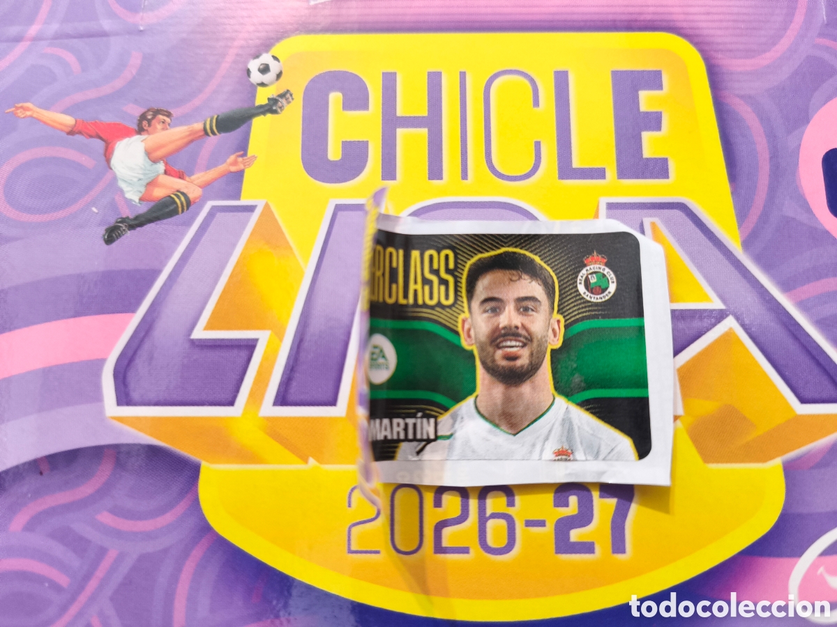 Cartes &agrave; collectionner de Football: Andr&eacute;s Mart&iacute;n MASTERCLASS Chicle liga este 26/27 Real Racing