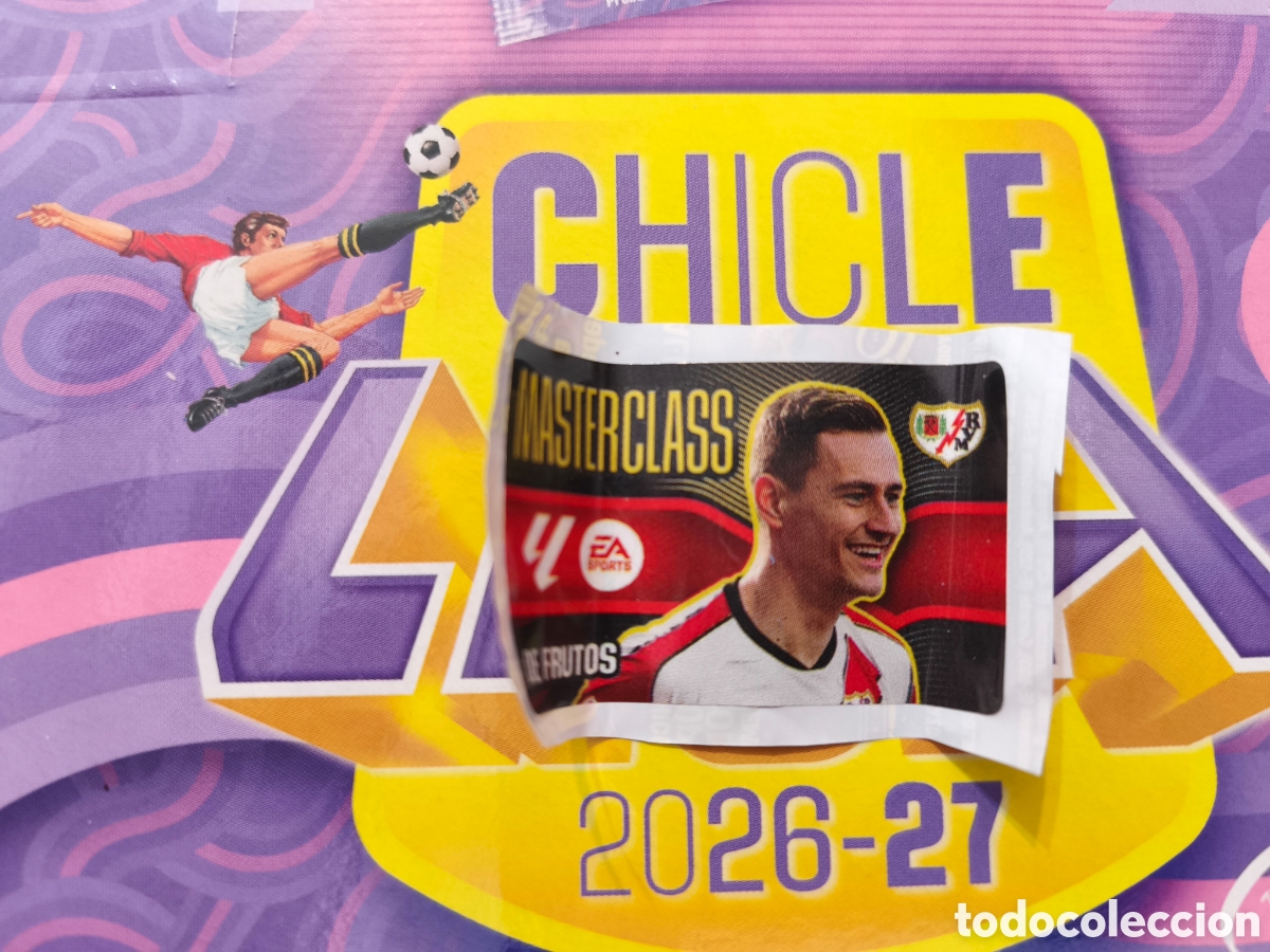 Cartes &agrave; collectionner de Football: De Frutos MASTERCLASS Chicle liga este 26/27 Rayo Vallecano