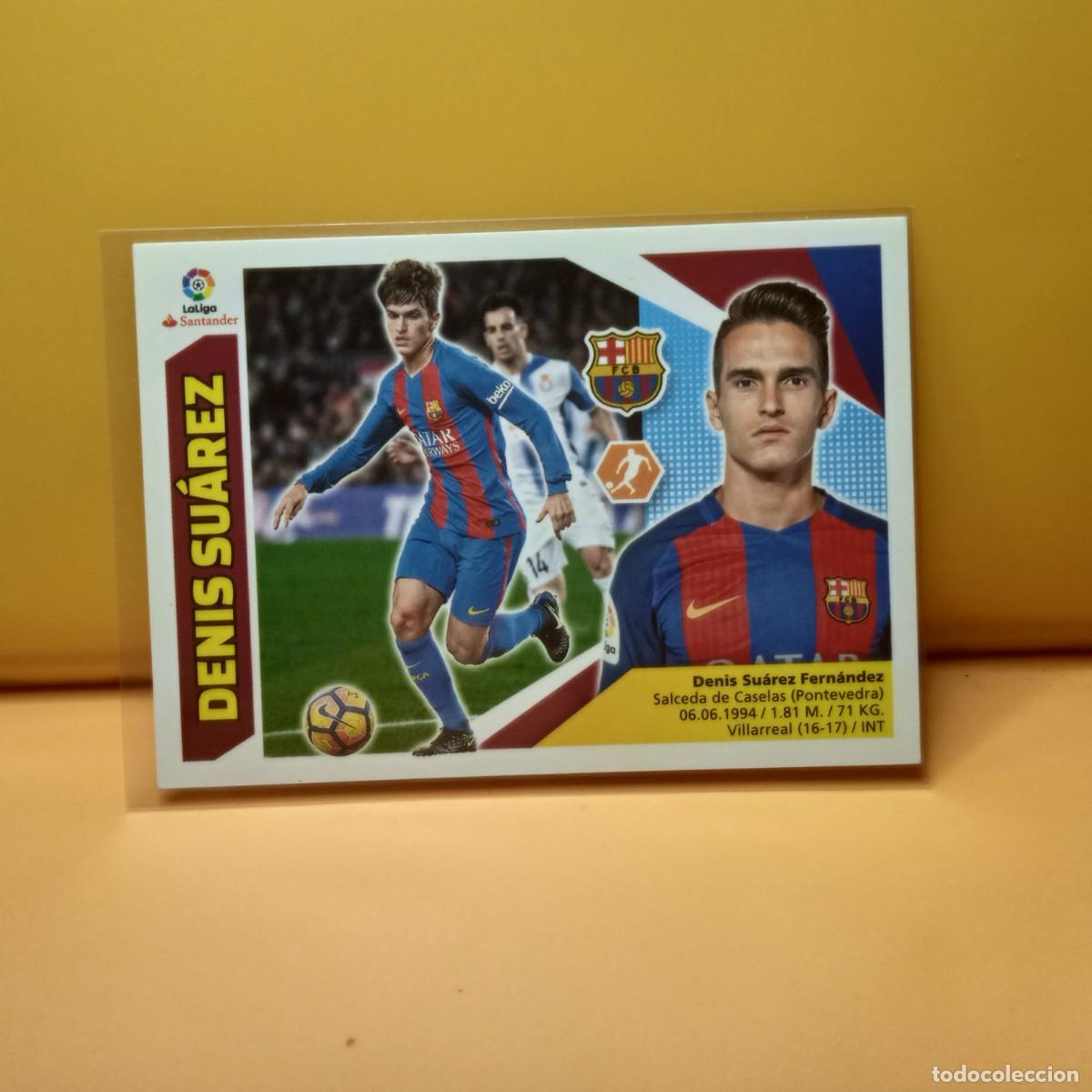Cartes &agrave; collectionner de Football: EDICIONES ESTE 2017 2018 17 18 F.C BARCELONA DENIS SU&Aacute;REZ 12B 12 B