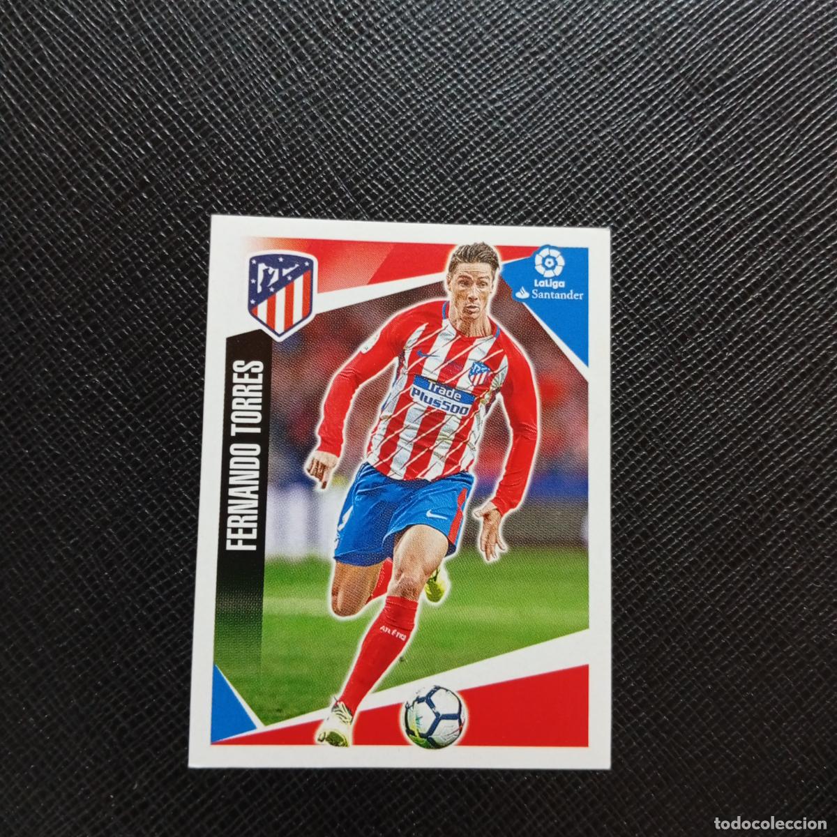 Cartes &agrave; collectionner de Football: 37 FERNANDO TORRES AT MADRID PANINI 2017 2018 CROMO FUTBOL 17 18 - SIN PEGAR - A75 PG21