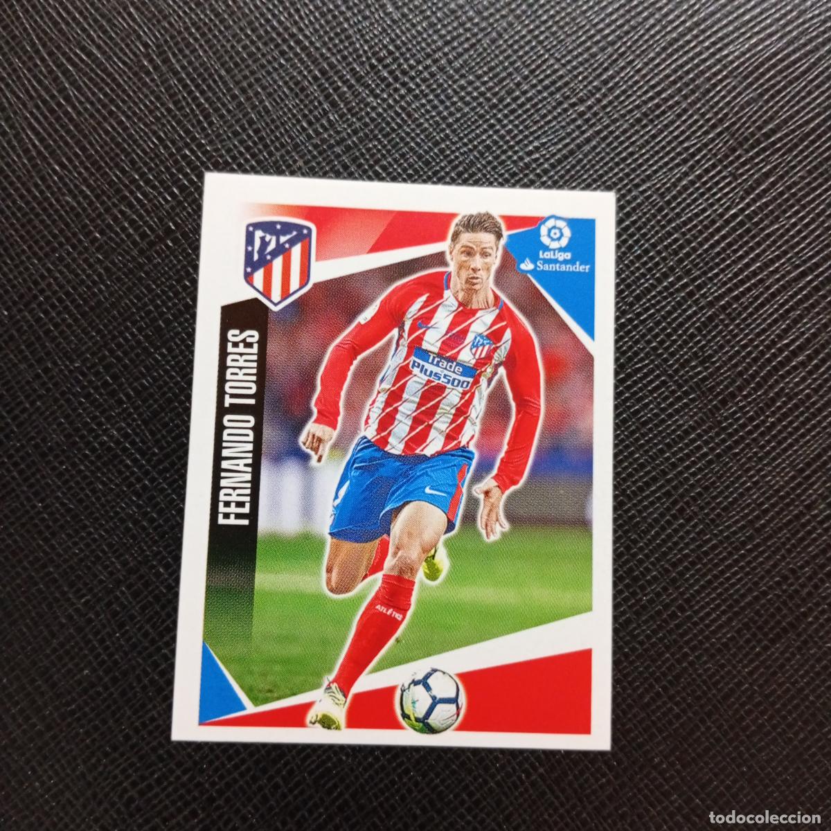 Cartes &agrave; collectionner de Football: 37 FERNANDO TORRES AT MADRID PANINI 2017 2018 CROMO FUTBOL 17 18 - SIN PEGAR - A75 PG30