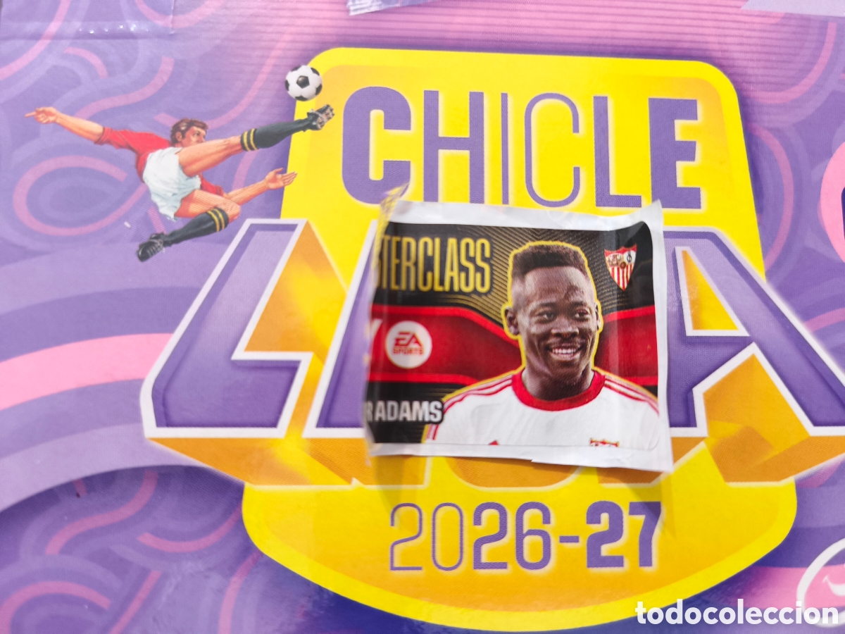 Football Stickers: Akor Adams MASTERCLASS Chicle liga este 26/27 Sevilla