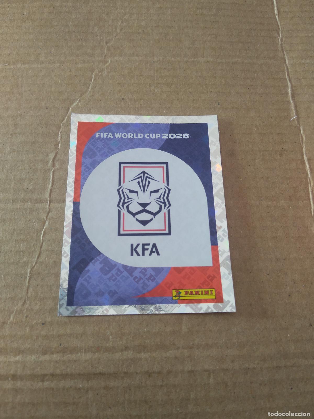 Football Stickers: KOR 1 ESCUDO COREA KOREA CROMO FUTBOL PANINI MUNDIAL 2026 WORLD CUP COPA DEL MUNDO