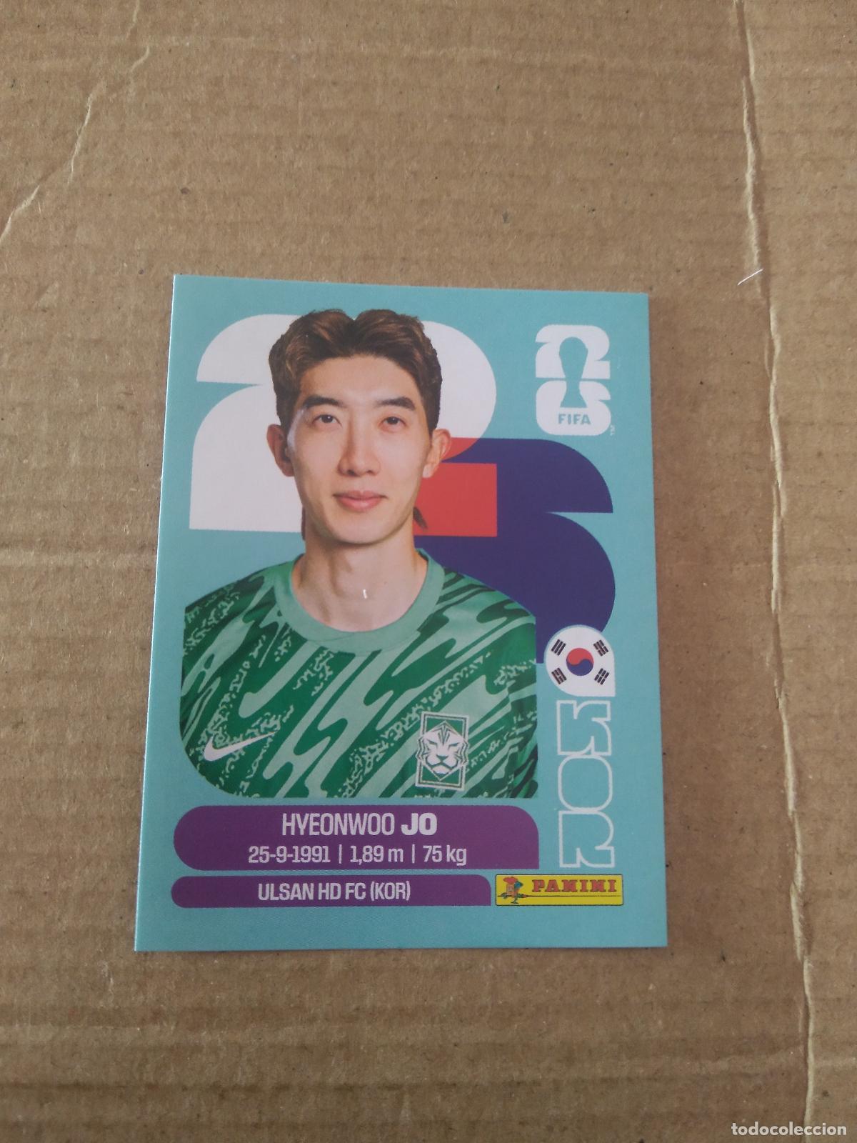 Football Stickers: KOR 2 HYEONWOO JO COREA KOREA CROMO FUTBOL PANINI MUNDIAL 2026 WORLD CUP COPA DEL MUNDO