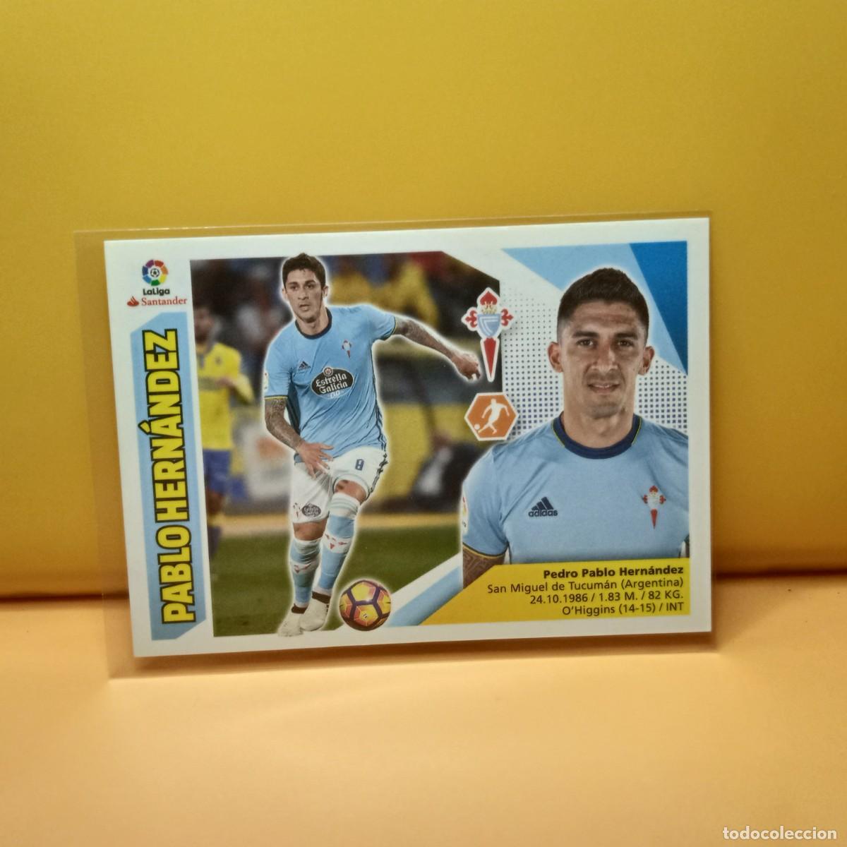 Football Stickers: EDICIONES ESTE 2017 2018 17 18 CELTA DE VIGO PABLO HERN&Aacute;NDEZ 10