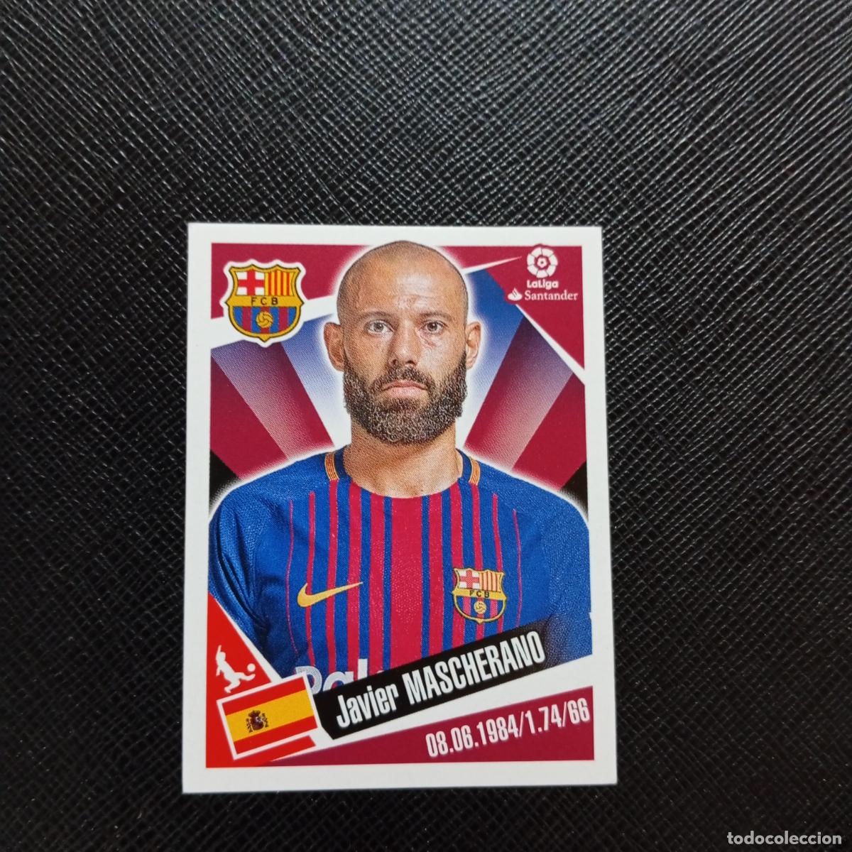 Cromos de Futebol: 44 MASCHERANO BARCELONA PANINI 2017 2018 CROMO FUTBOL 17 18 - SIN PEGAR - A75 PG21