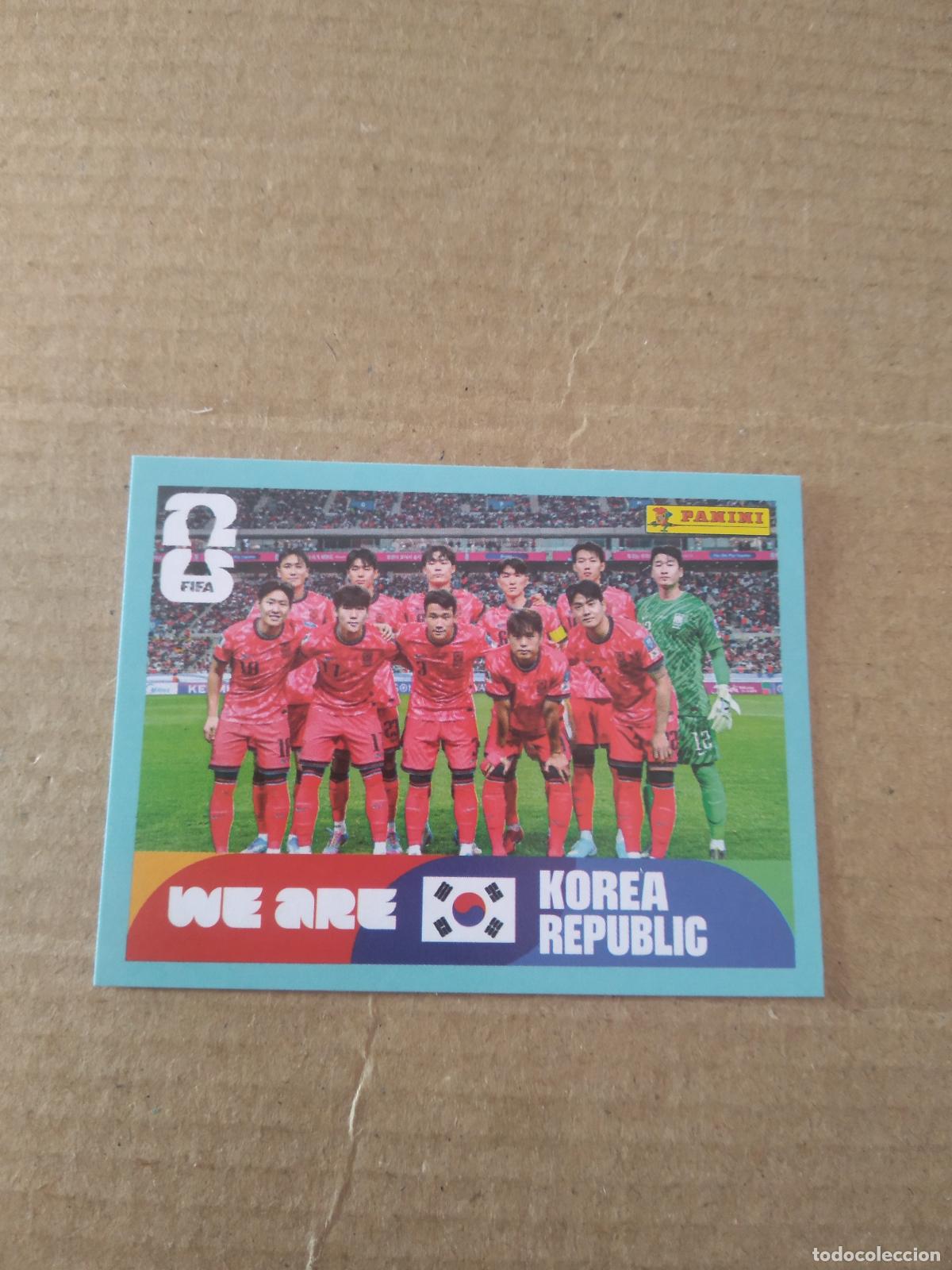 Cartes &agrave; collectionner de Football: KOR 13 EQUIPO PLANTILLA COREA KOREA CROMO FUTBOL PANINI MUNDIAL 2026 WORLD CUP COPA DEL MUNDO