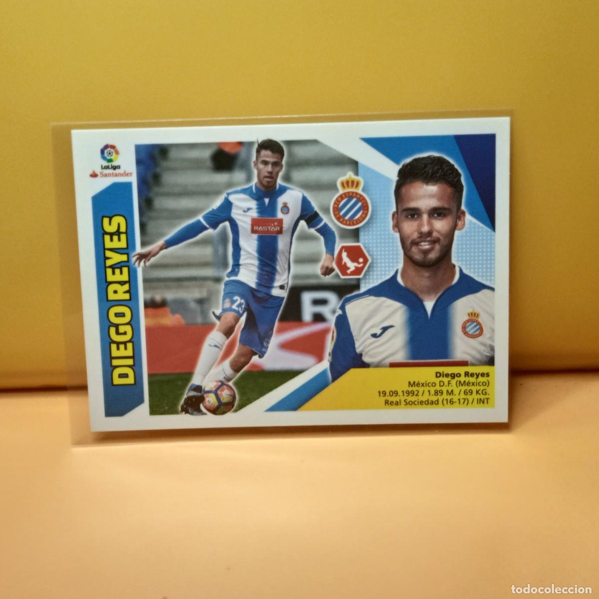 Cromos de f&uacute;tbol: EDICIONES ESTE 2017 2018 17 18 R.C.D ESPANYOL DIEGO REYES 5A 5 A