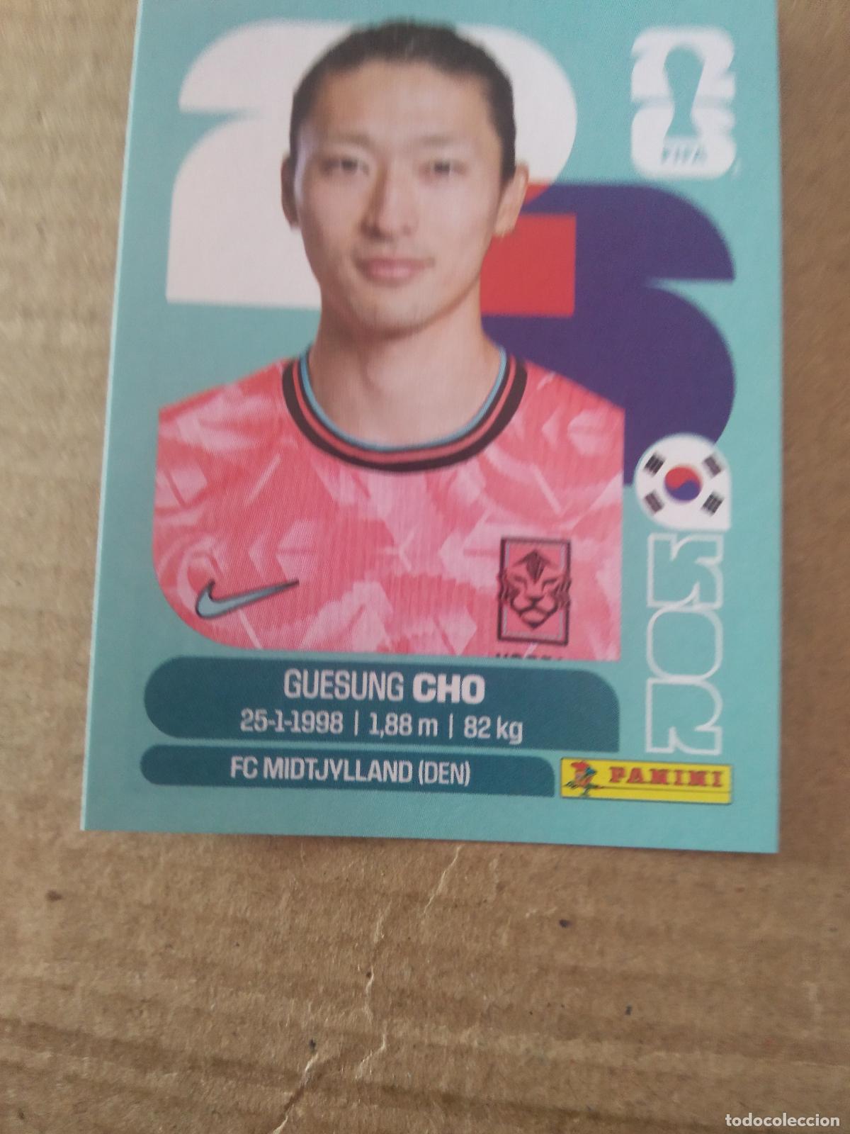 Cromos de f&uacute;tbol: KOR 17 GUESUNG CHO COREA KOREA CROMO FUTBOL PANINI MUNDIAL 2026 WORLD CUP COPA DEL MUNDO