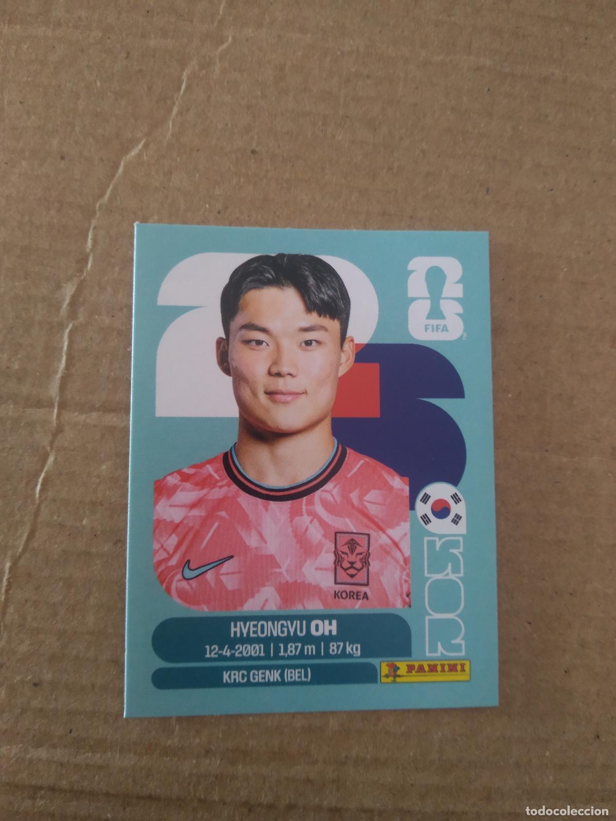 Cromos de f&uacute;tbol: KOR 20 HYEONGYU OH SON COREA KOREA CROMO FUTBOL PANINI MUNDIAL 2026 WORLD CUP COPA DEL MUNDO