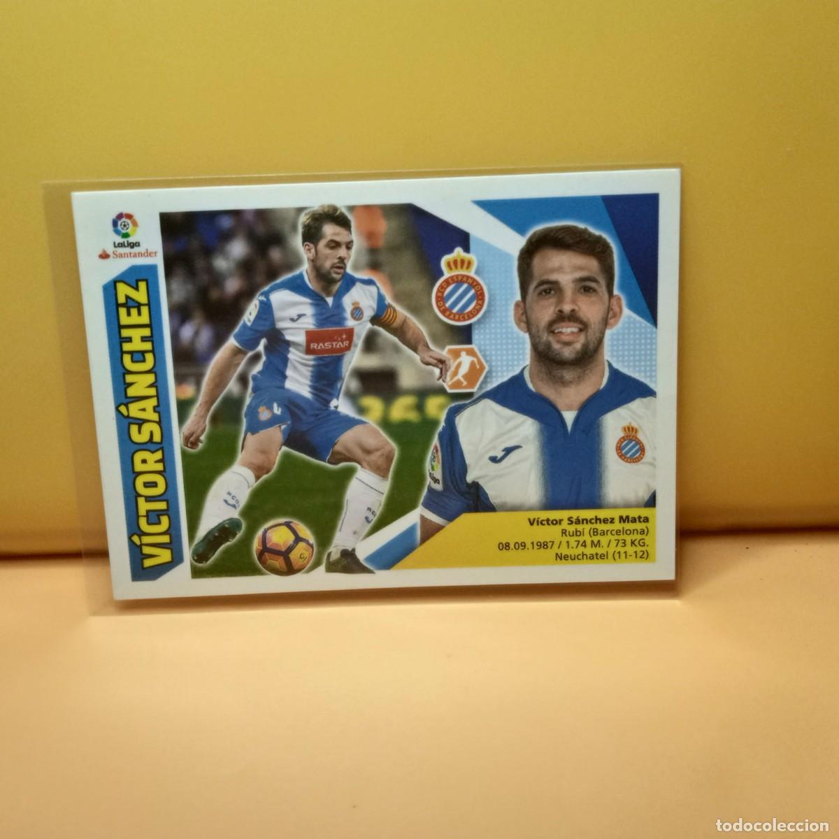 Cromos de f&uacute;tbol: EDICIONES ESTE 2017 2018 17 18 R.C.D ESPANYOL V&Iacute;CTOR S&Aacute;NCHEZ 8