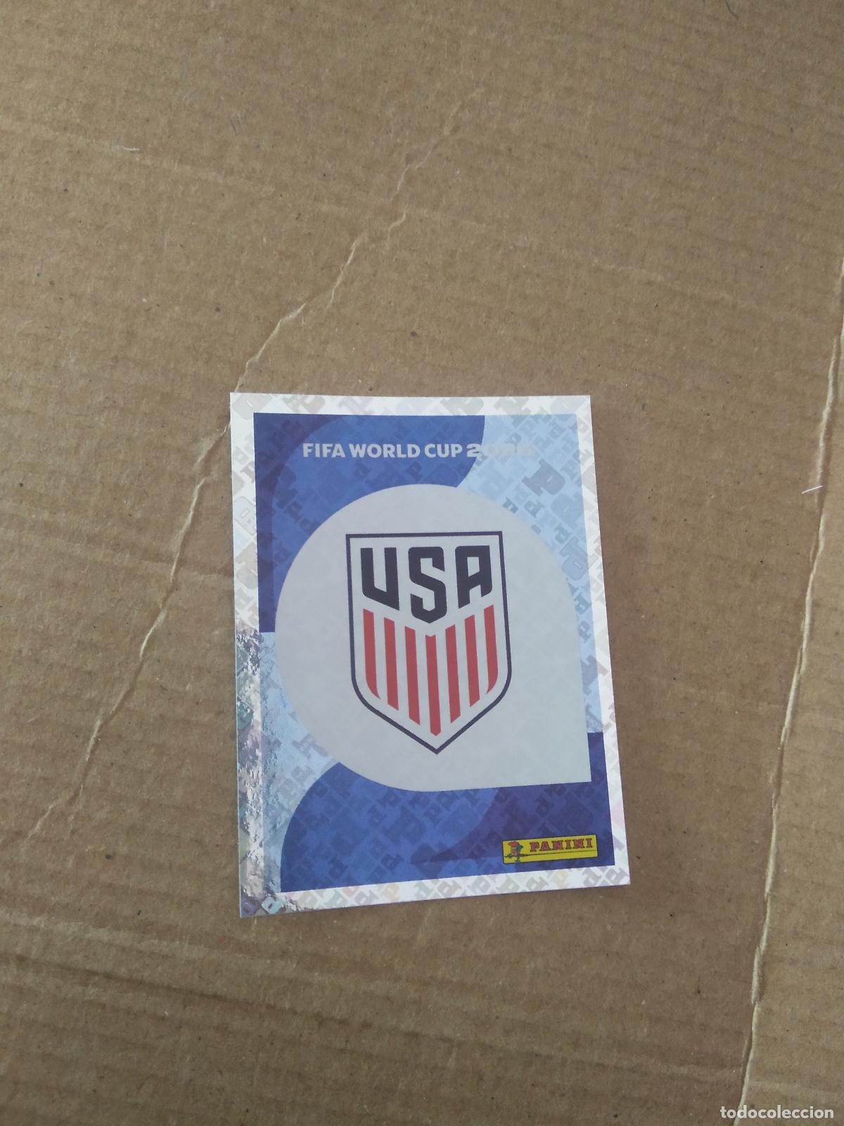 Cromos de f&uacute;tbol: USA 1 ESCUDO ESTADOS UNIDOS USA CROMO FUTBOL PANINI MUNDIAL 2026 WORLD CUP COPA DEL MUNDO