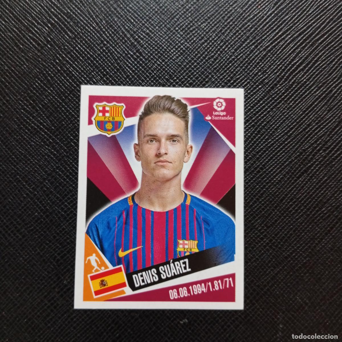 Cromos de f&uacute;tbol: 50 DENIS SUAREZ BARCELONA PANINI 2017 2018 CROMO FUTBOL 17 18 - SIN PEGAR - A75 PG39