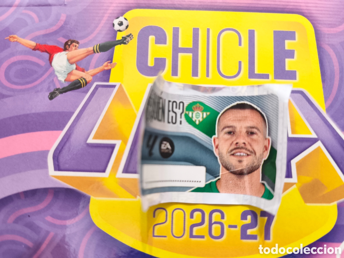 Cromos de f&uacute;tbol: Ruibal &iquest;Qui&eacute;n es? Chicle liga este 26/27 Real Betis