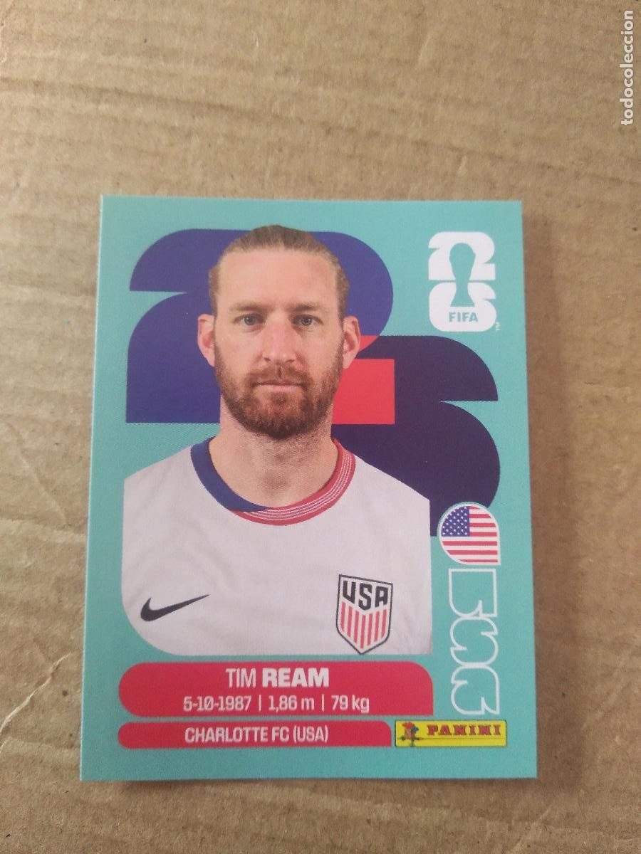 Cromos de f&uacute;tbol: USA 4 TIM REAM ESTADOS UNIDOS USA CROMO FUTBOL PANINI MUNDIAL 2026 WORLD CUP COPA DEL MUNDO