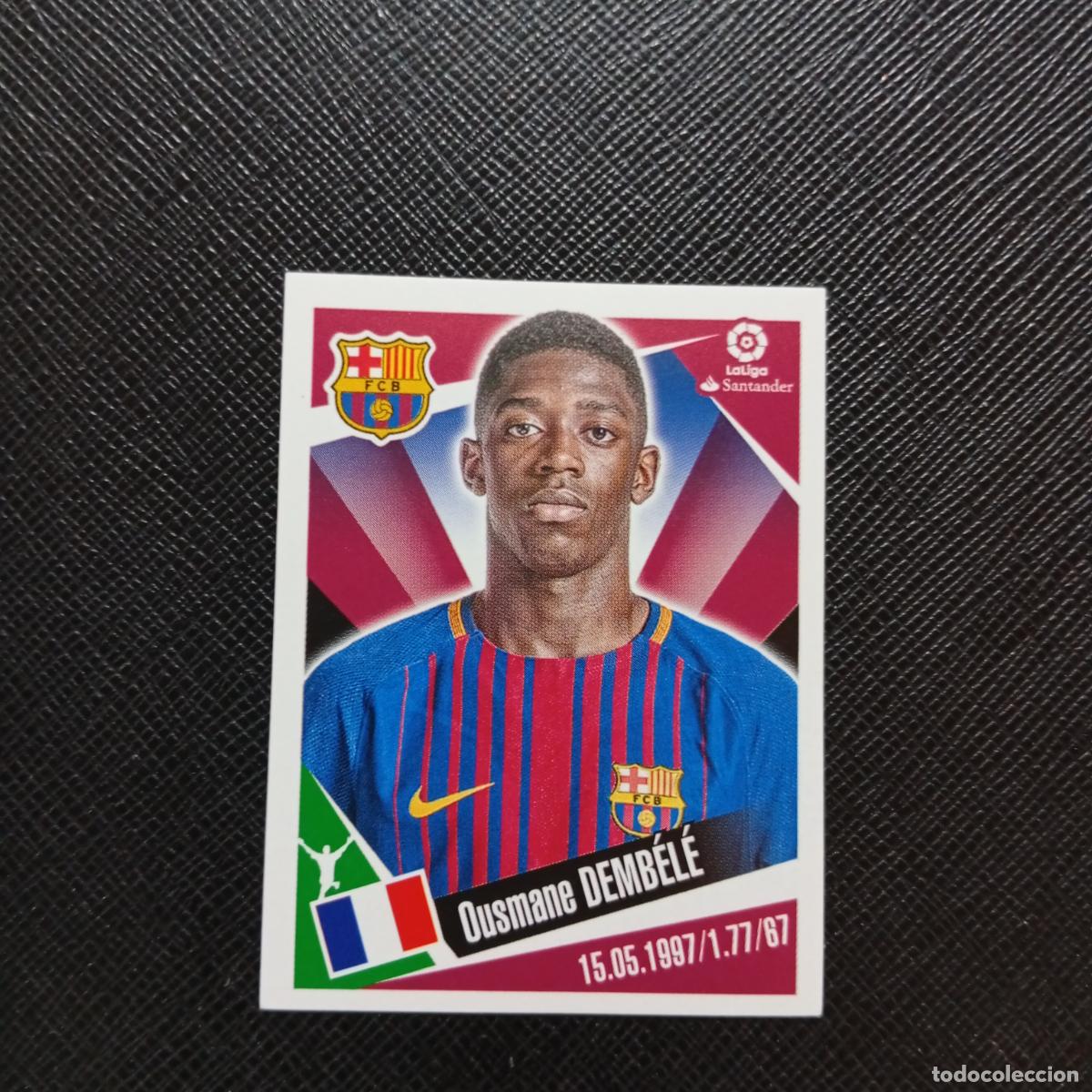 Cromos de f&uacute;tbol: 54 DEMBELE BARCELONA PANINI 2017 2018 CROMO FUTBOL 17 18 - SIN PEGAR - A75 PG39 B