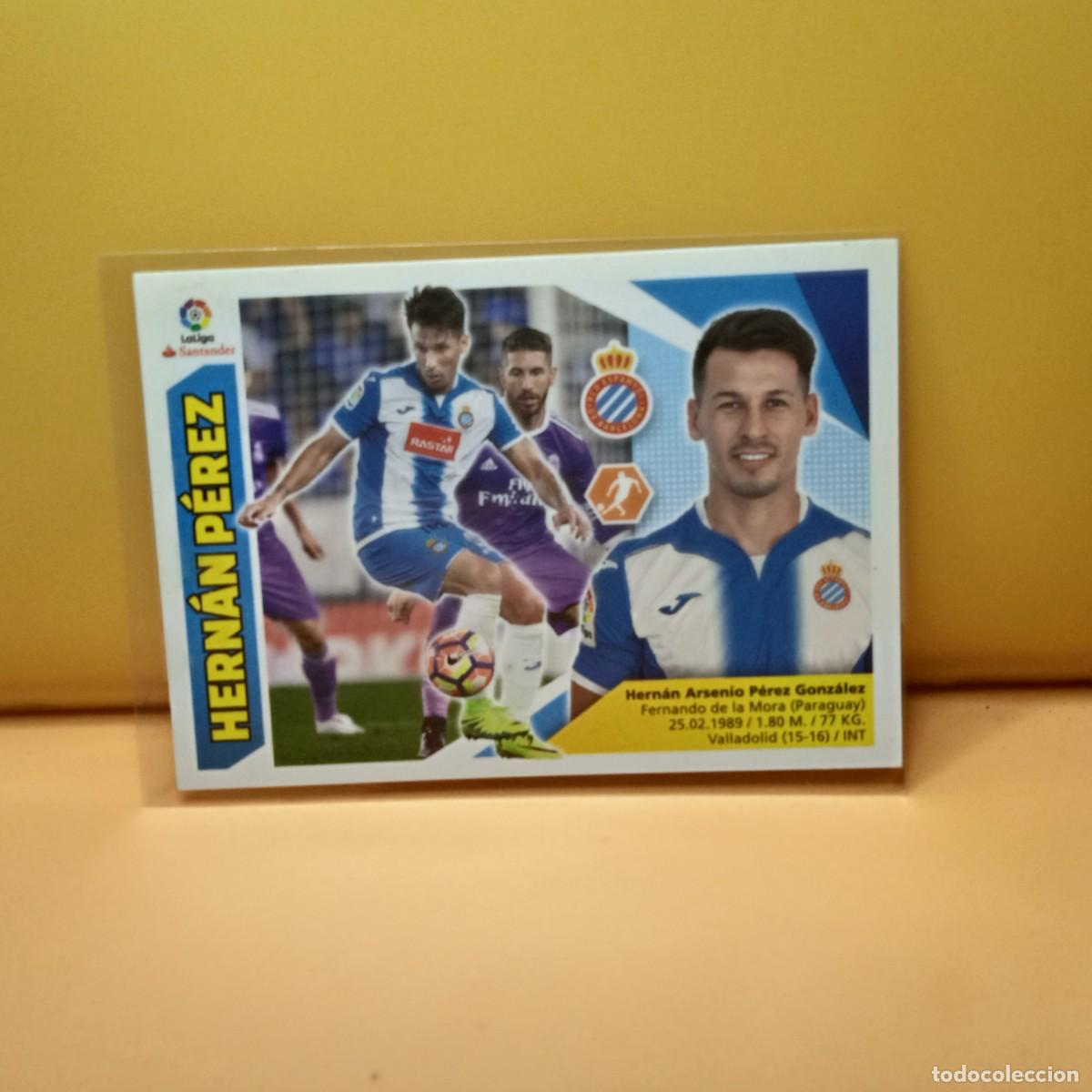 Cromos de f&uacute;tbol: EDICIONES ESTE 2017 2018 17 18 R.C.D ESPANYOL HERN&Aacute;N P&Eacute;REZ 12