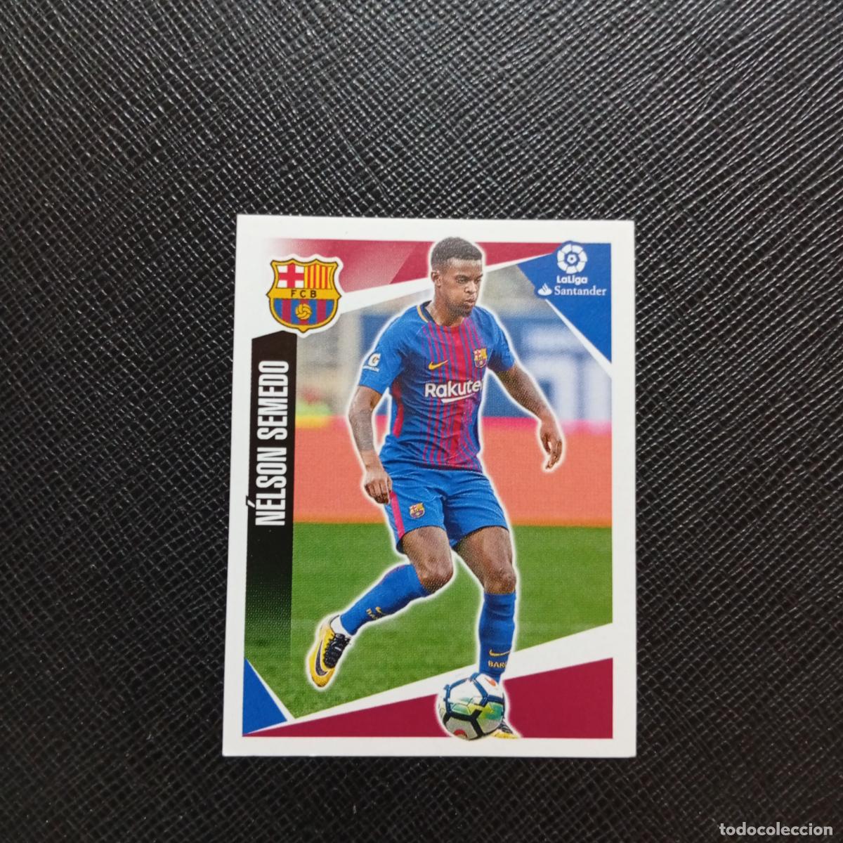 Cromos de f&uacute;tbol: 62 NELSON SEMEDO BARCELONA PANINI 2017 2018 CROMO FUTBOL 17 18 - SIN PEGAR - A75 PG48