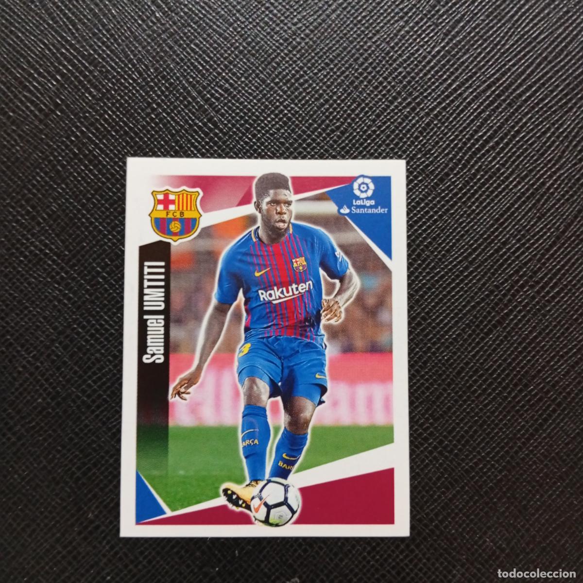 Cromos de f&uacute;tbol: 64 UMTITI BARCELONA PANINI 2017 2018 CROMO FUTBOL 17 18 - SIN PEGAR - A75 PG48