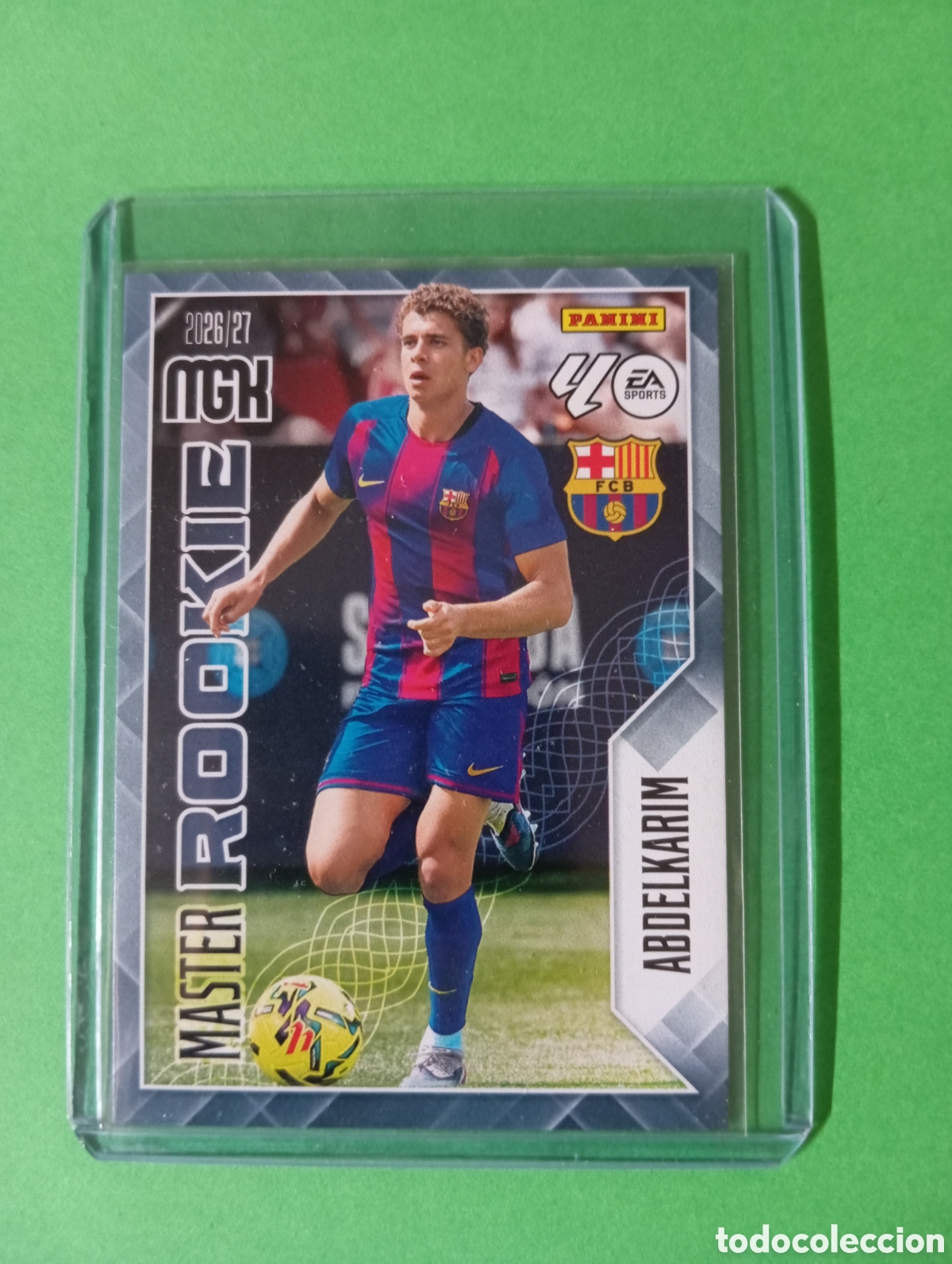 Cromos de f&uacute;tbol: Abdelkarim Barcelona MASTER ROOKIE n&deg;406 / PANINI MEGACRACKS 2026/2027