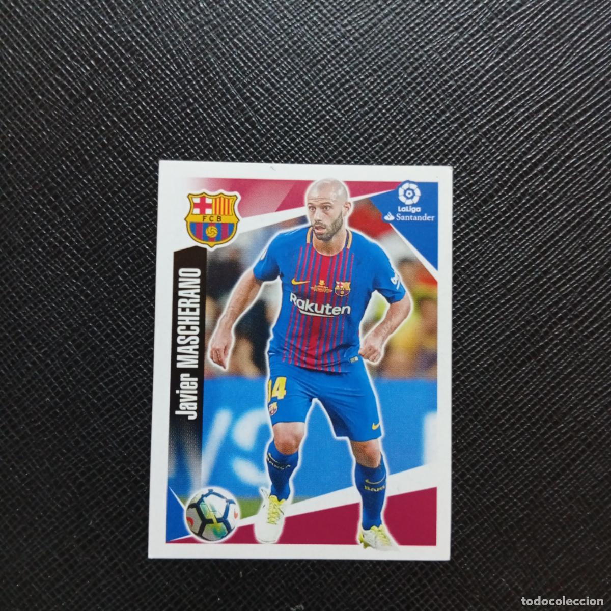 Cromos de f&uacute;tbol: 65 MASCHERANO BARCELONA PANINI 2017 2018 CROMO FUTBOL 17 18 - SIN PEGAR - A75 PG57