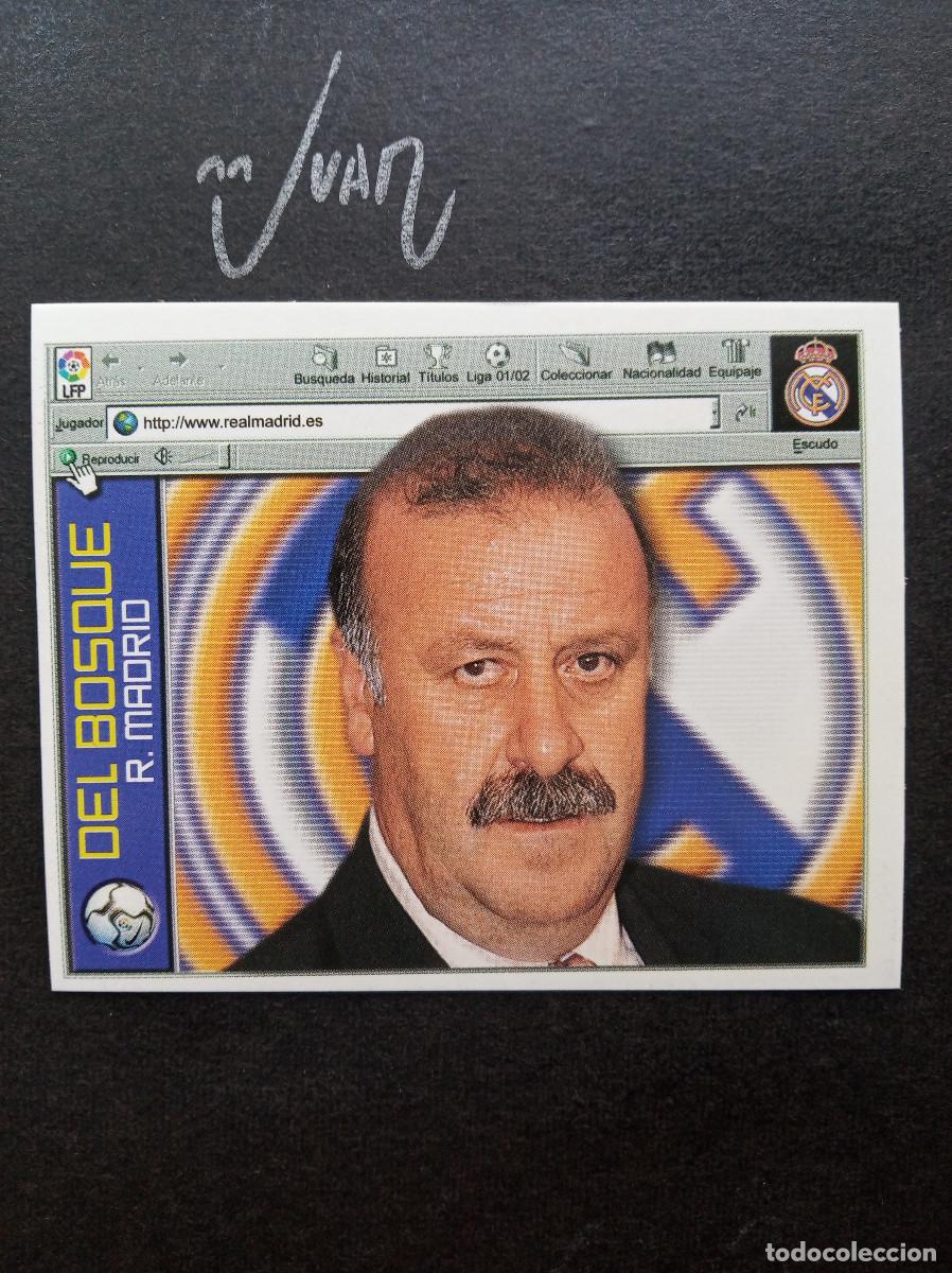 Cromos de Futebol: ENTRENADOR DEL BOSQUE REAL MADRID ⚽ COLECCIONES ESTE &reg; 2001 2002 LIGA 01 02 SIN PEGAR NUNCA NUEVO