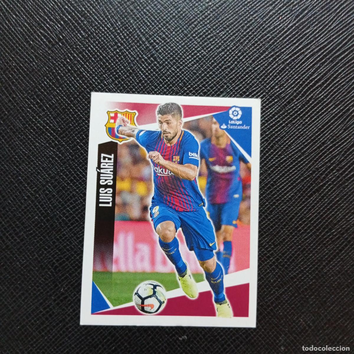Cromos de f&uacute;tbol: 72 LUIS SUAREZ BARCELONA PANINI 2017 2018 CROMO FUTBOL 17 18 - SIN PEGAR - A75 PG57