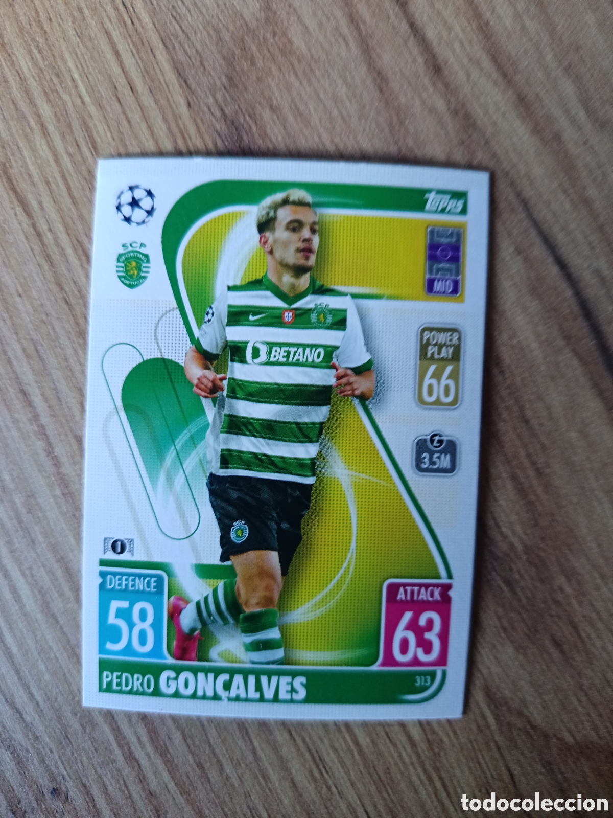 Cromos de f&uacute;tbol: 313 Goncalves CHAMPIONS LEAGUE MATCH ATTAX TOPPS 2021-2022 21-22