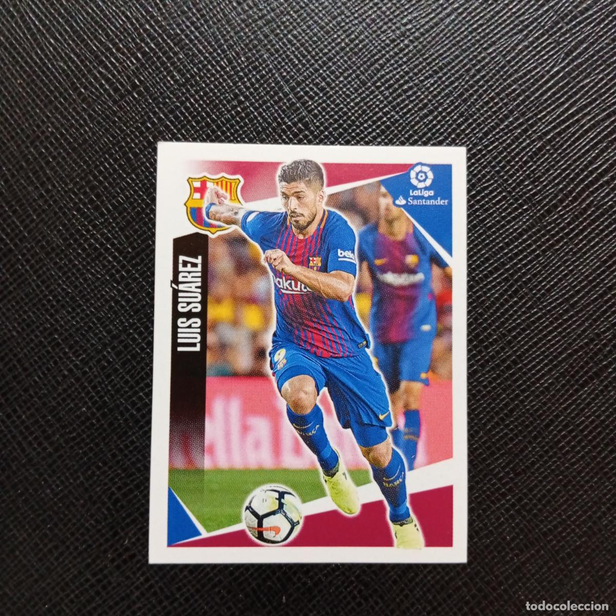 Cromos de f&uacute;tbol: 72 LUIS SUAREZ BARCELONA PANINI 2017 2018 CROMO FUTBOL 17 18 - SIN PEGAR - A75 PG66