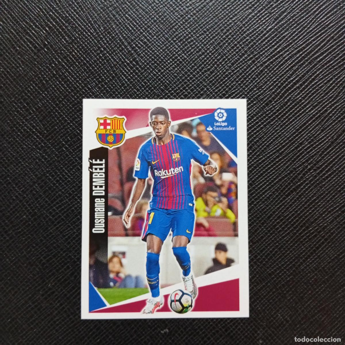 Cromos de f&uacute;tbol: 73 DEMBELE BARCELONA PANINI 2017 2018 CROMO FUTBOL 17 18 - SIN PEGAR - A75 PG57
