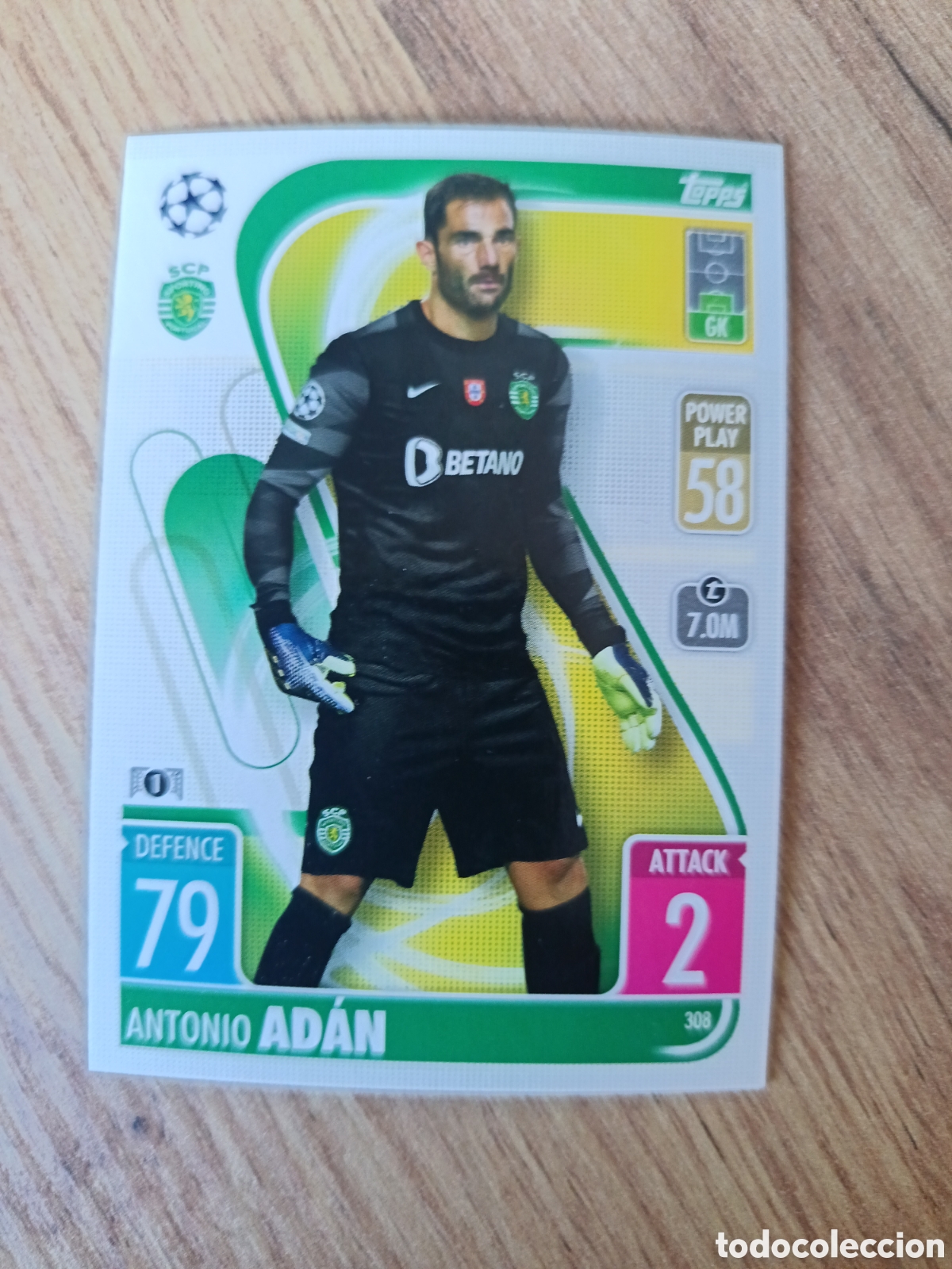 Cromos de f&uacute;tbol: 308 Ad&aacute;n CHAMPIONS LEAGUE MATCH ATTAX TOPPS 2021-2022 21-22