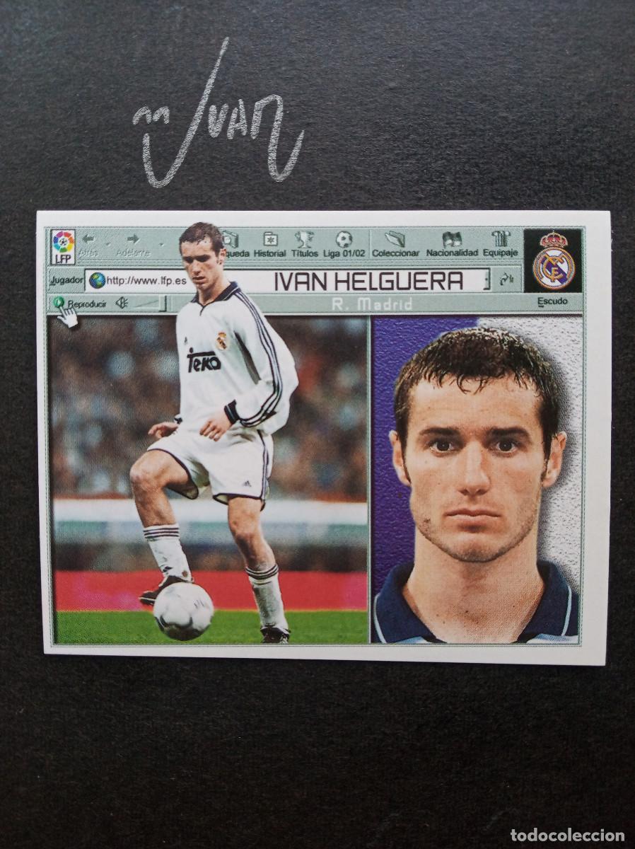 Cromos de f&uacute;tbol: HELGUERA REAL MADRID ESPA&Ntilde;A ⚽ COLECCIONES ESTE &reg; 2001 2002 LIGA 01 02 SIN PEGAR NUNCA PEGADO NUEVO