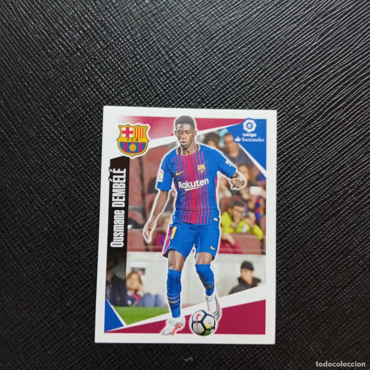 Cromos de f&uacute;tbol: 73 DEMBELE BARCELONA PANINI 2017 2018 CROMO FUTBOL 17 18 - SIN PEGAR - A75 PG66