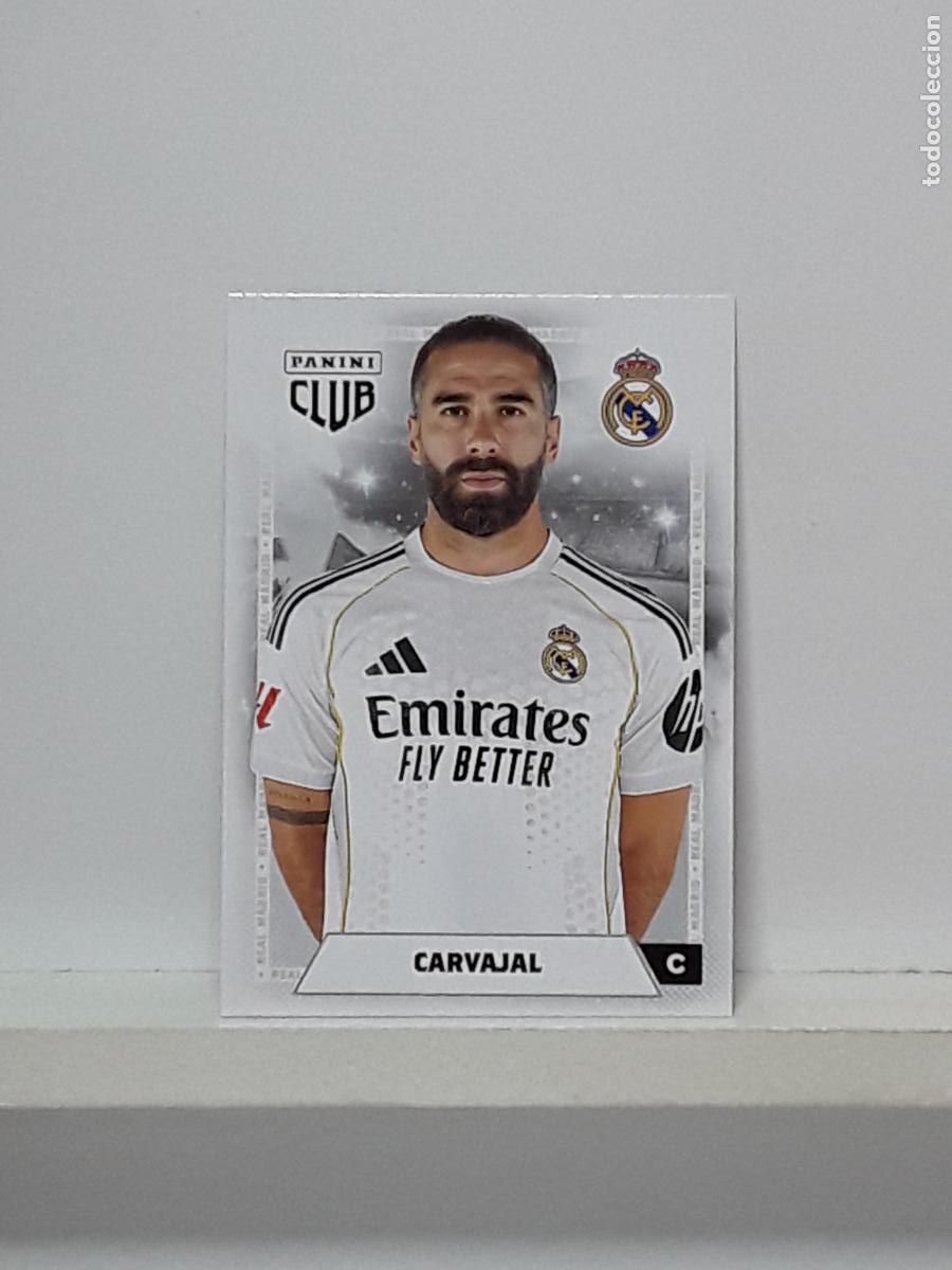 Cromos de f&uacute;tbol: CLUB REAL MADRID OFICIAL 2025 2026 25 26 ALBUM PANINI LIGA N 8 DANIEL CARVAJAL
