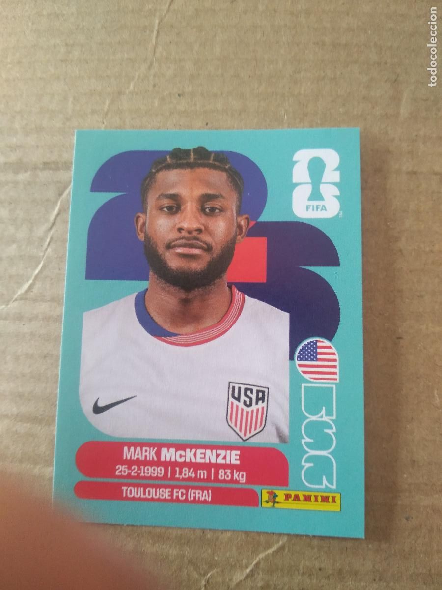 Cromos de f&uacute;tbol: USA 5 mark mckenzie ESTADOS UNIDOS USA CROMO FUTBOL PANINI MUNDIAL 2026 WORLD CUP COPA DEL MUNDO