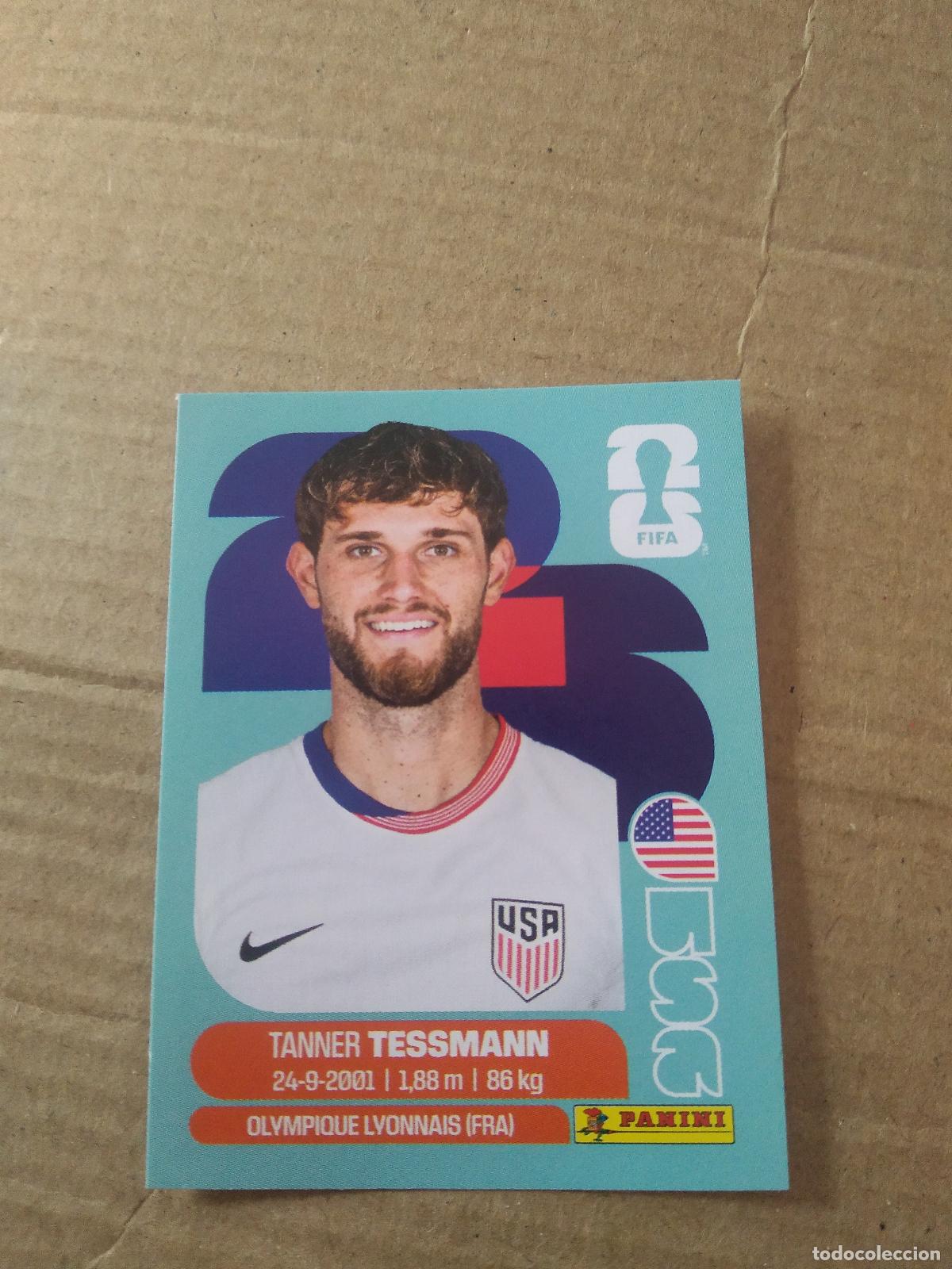 Cromos de f&uacute;tbol: USA 9 TANNER TESSMANN ESTADOS UNIDOS USA CROMO FUTBOL PANINI MUNDIAL 2026 WORLD CUP COPA DEL MUNDO