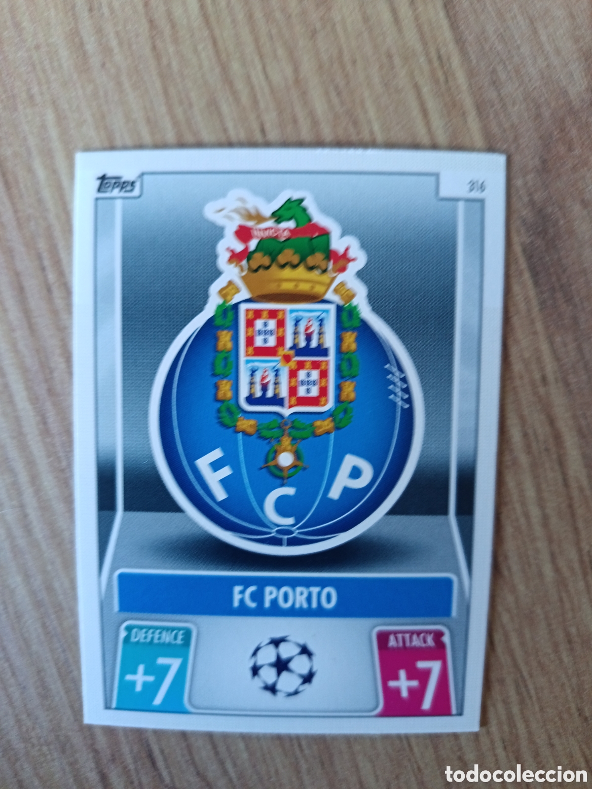 Cromos de f&uacute;tbol: 316 Oporto CHAMPIONS LEAGUE MATCH ATTAX TOPPS 2021-2022 21-22
